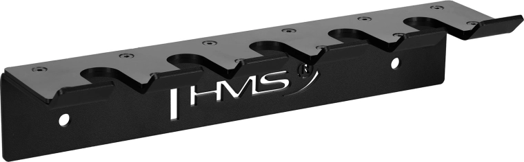 Wandhouder voor 5 olympische halterstangen HMS