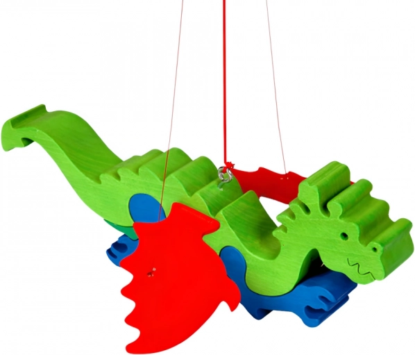 Fauna houten vliegende draak om op te hangen