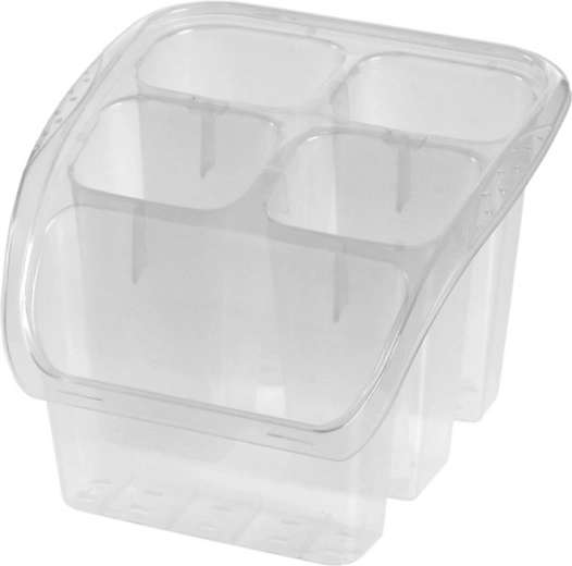 Transparante bestekafdruiprek