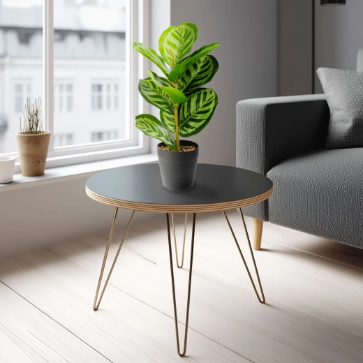 Decoratieve kunstplant met zebrablad, groen, 34 × 9 cm