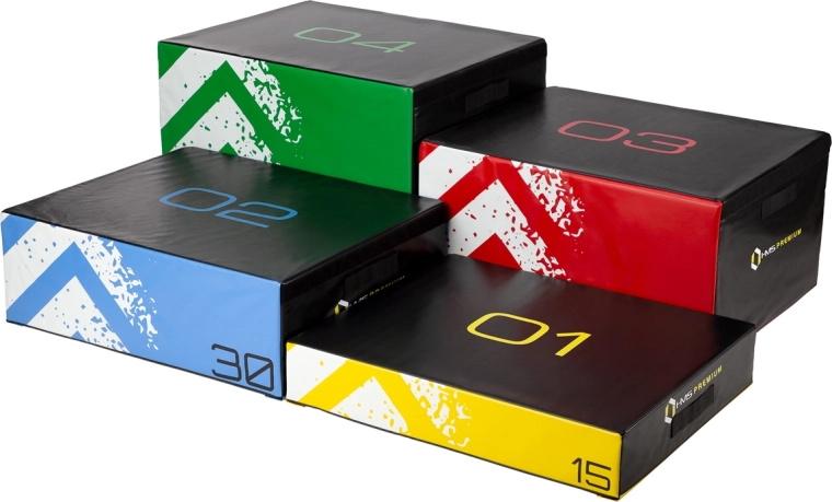 Set zachte plyometrische boxen HMS Premium PYBS01