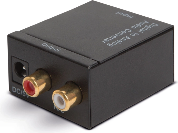 Digitaal-naar-analoog audio-omzetter Toslink/RCA
