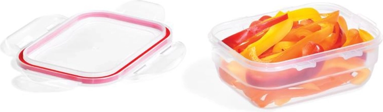 Doos Lock & Lock Easy Match rechthoekig 370 ml rood