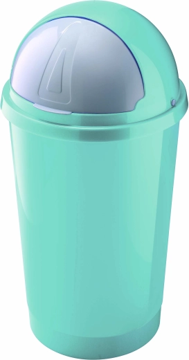 Kunststof prullenbak HEIDRUN 6 l met kiepdeksel