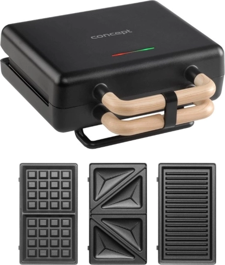 Contactgrill 3-in-1 Concept SV3091 zwart