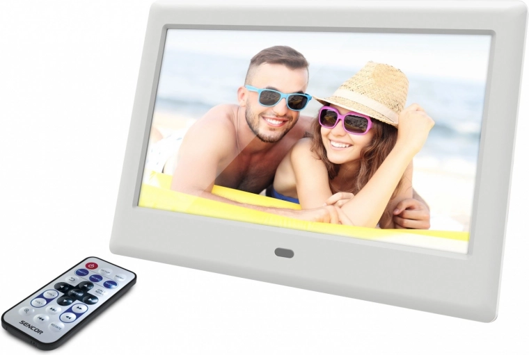 Digitale fotolijst 7" wit