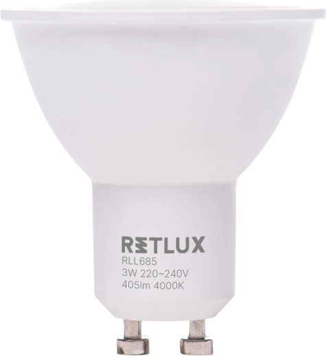 LED-lamp Retlux GU10 3 W daglichtwit