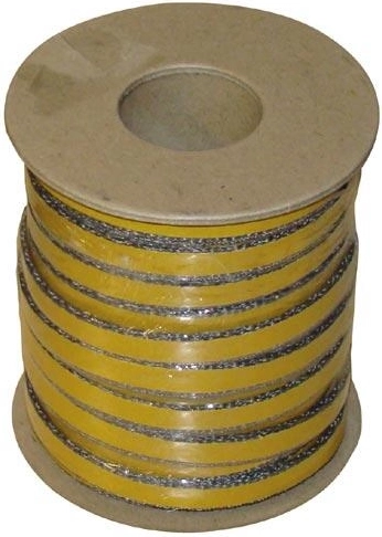 Zelfklevend isolatiesnoer 10 × 2 mm, tot 500 °C, lengte 25 m