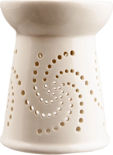 Witte keramische aromalamp