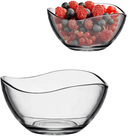 Set van 6 glazen kommetjes Vira 310 ml