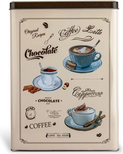 Blikbus Cafe9 du Jour rechthoekig 18 d7 10 d7 25 cm