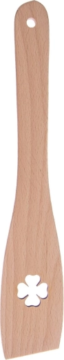 Houten spatel Klavertjevier 30 cm
