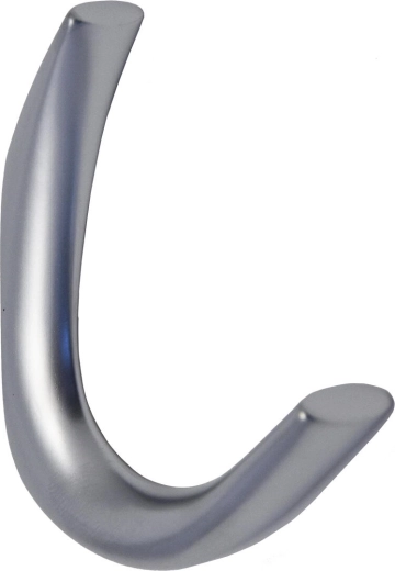 Kapstokhaak Elegant II, mat chroom 50 × 60 mm