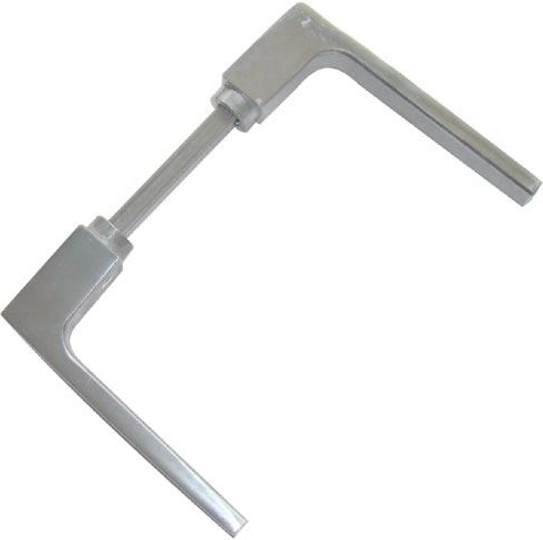 Aluminium deurklink – set van 2 paren