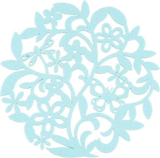 Ronde vilten placemat 30 cm – Muntweide