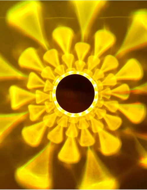 kristallen LED tafellamp met RGB-achtergrondverlichting