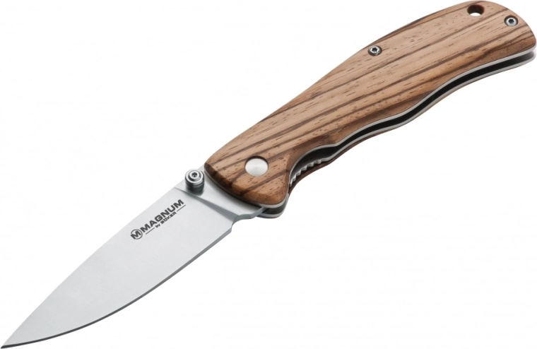 Zakmes Magnum Backpacker, 8,6 cm, houten handgreep