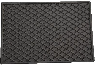 Rubberen deurmat 30 × 40 cm, zwart