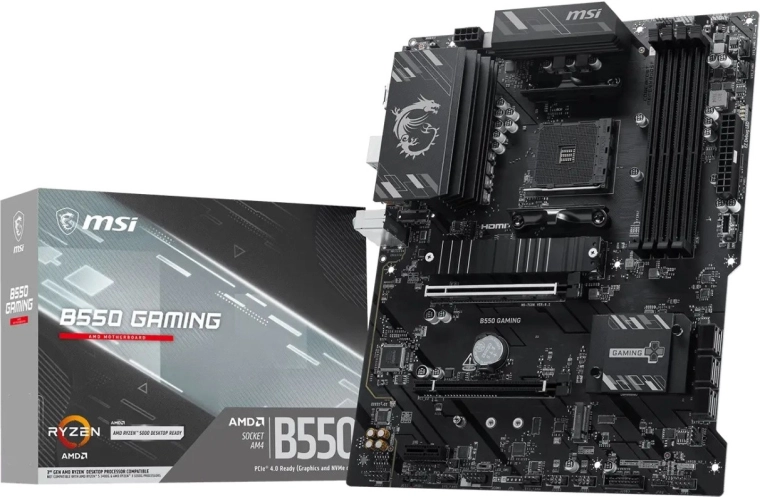 MSI B550 gaming moederbord AM4 ATX