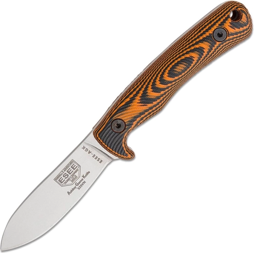 Jachtmes ESEE AGK met CPM S35VN lemmet, stonewash, G10 handgreep