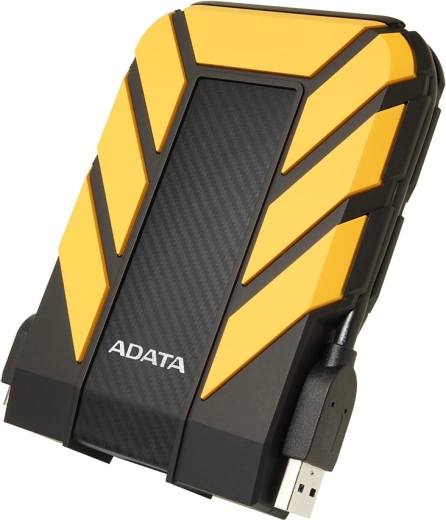 Externe robuuste schijf 1 TB 2,5" USB 3.1 ADATA DashDrive Durable HD710 – geel