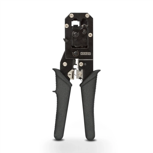 Krimp-, strip- en kniptang voor modulaire connectoren