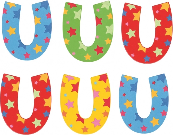Bigjigs Toys Houten Sterretjes Letter U