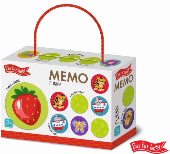 Memorykaartjes rond Far Far Land