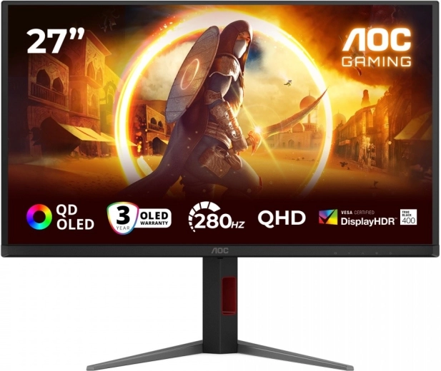 AOC Q27G4ZD 27" QD‑OLED gamingmonitor 240 Hz Pivot