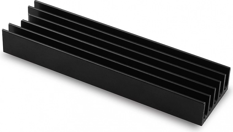 Passieve aluminium heatsink voor M.2-SSD 10 mm