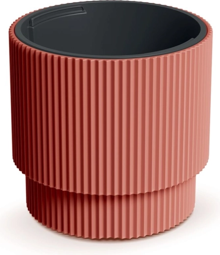 Bloempot met inzet Milly 39,5 cm koperkleurig