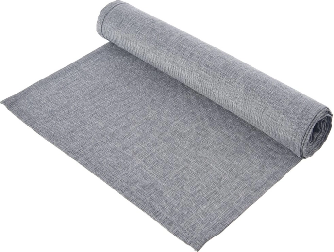 Tafelloper van polyester 160 × 30 cm, lichtgrijs