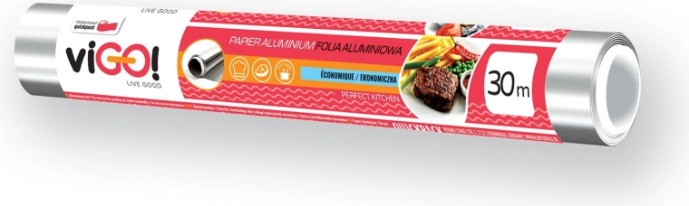 Aluminiumfolie 30 m × 28 cm, 8,5 µm