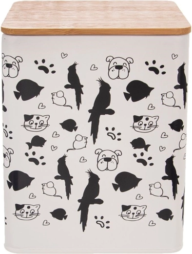 Metalen voeropslag 1,7 l