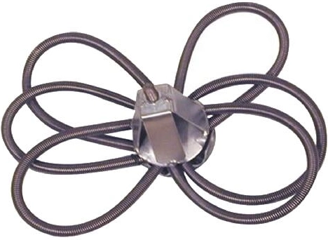 Schoorsteenroos van roestvrij staal 120–220 mm, 6 veren