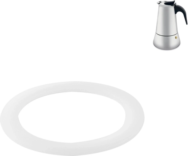 Siliconen vervangende afdichtring voor mokapot 1 st.