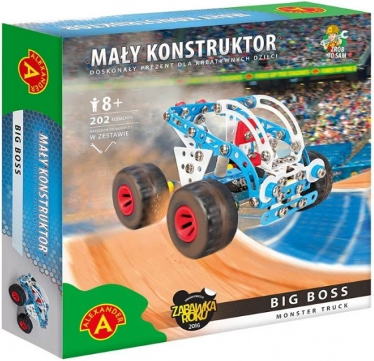 bouwset monster truck big boss – kleine constructeur