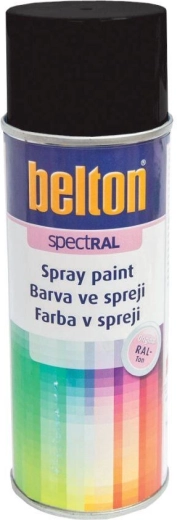 Spuitlak BELTON RAL 9005 mat zwart 400 ml