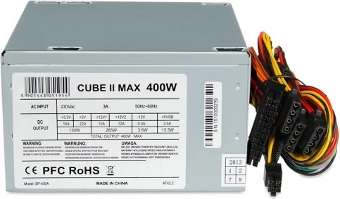 Voeding 400W Cube II met 12 cm ventilator