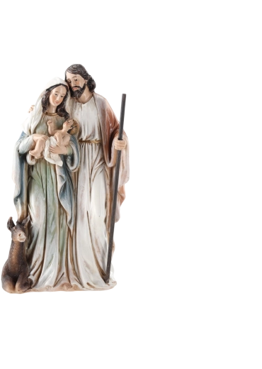 Kerststalfiguur Heilige Familie (geboorte van Jezus) - 1 stuk
