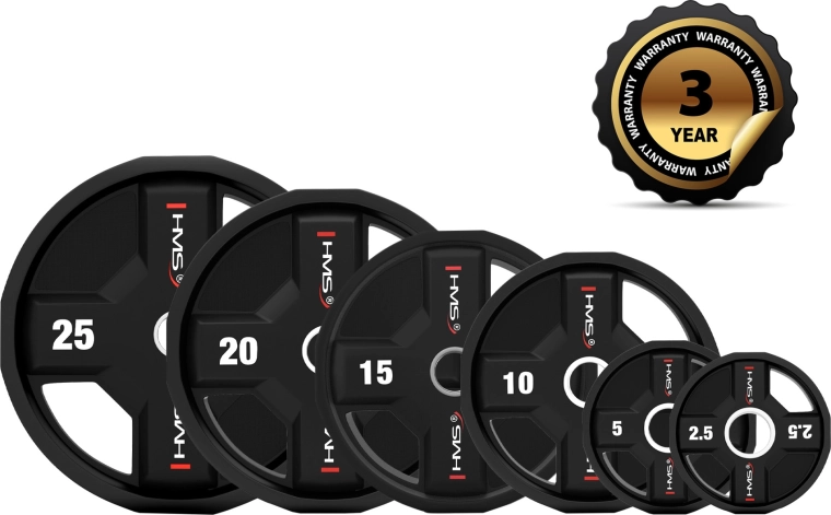 Olympische polyurethaanschijf HMS 5 kg