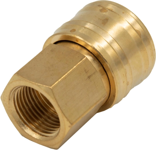 Snelkoppeling met binnendraad 3/8" van messing