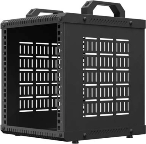 Lanberg open rack kast 10" 6U 280 x 300 mm zwart