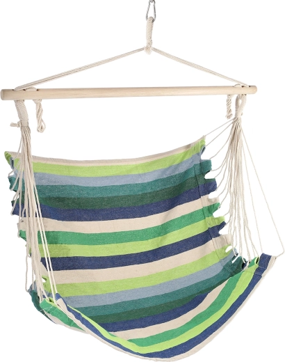 Braziliaanse hangstoel NILS Camp groen