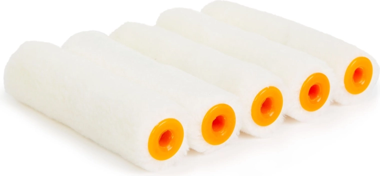 Mohair verfrollers 100 mm, 5 stuks