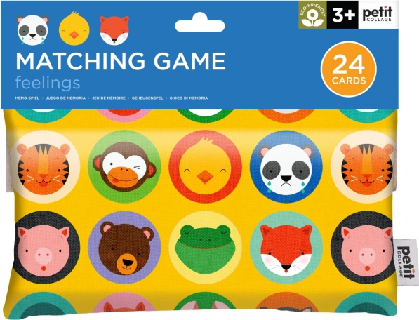 Petit Collage memoryspel met emotie-thema