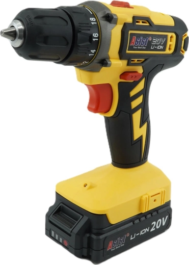 Accuboormachine 20 V 1,5 Ah met accu en lader ASIST