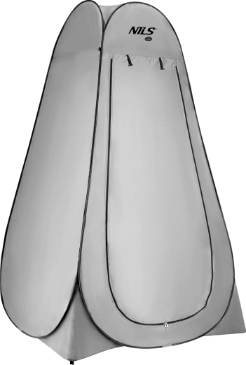 Opvouwbare douche- en omkleedtente NILS Camp grijs