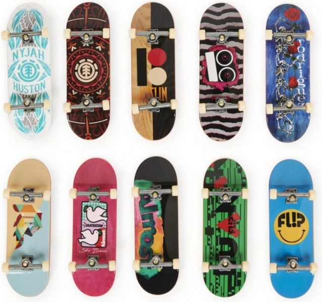 Tech Deck set van 10 mini skateboards
