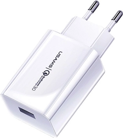 Netvoedingsadapter USAMS T22 18W QC 3.0 met USB‑C-kabel